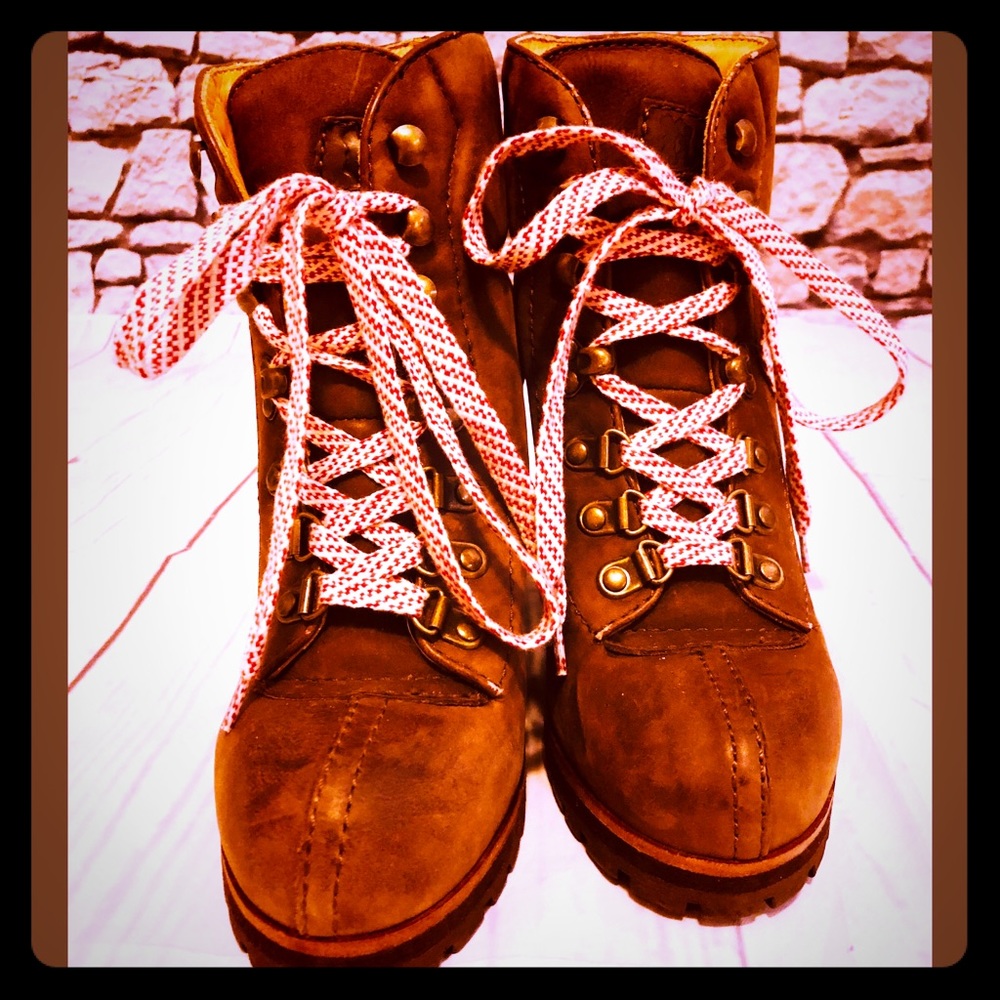 ASH Brown Leather Zenith Boots - Picture 2 of 8